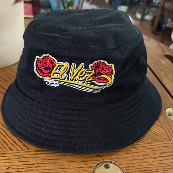 Port Authority Accessories - El Vez Black Embroidered Bucket Hat